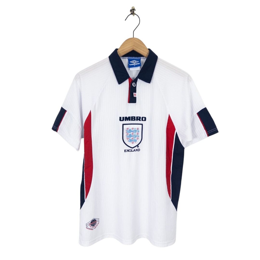 Three Lions World Cup Classic 98 Home Umbro Jersey – AM Jersey