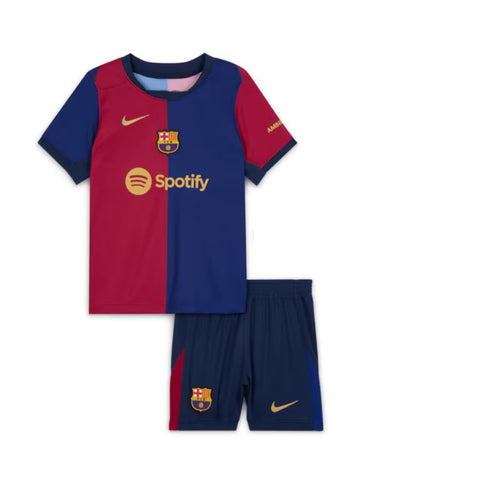 Barcelona Catalan Home 24/25 Kiddies Full Kit