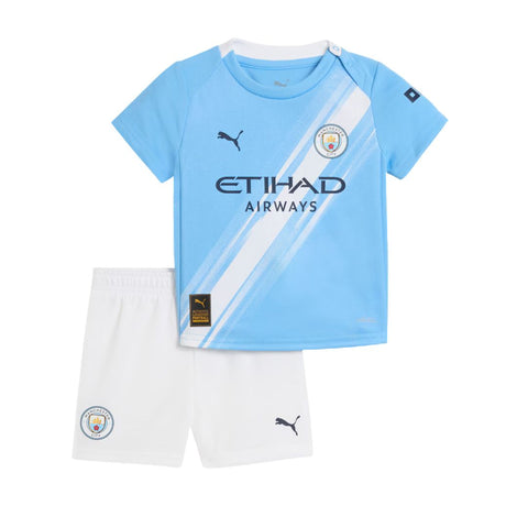 Manchester City Home 25/26 Kiddies Full Kit