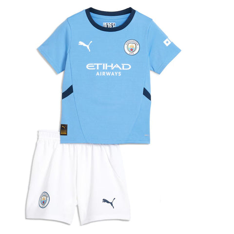 Manchester City Home 24/25 Kiddies Full Kit